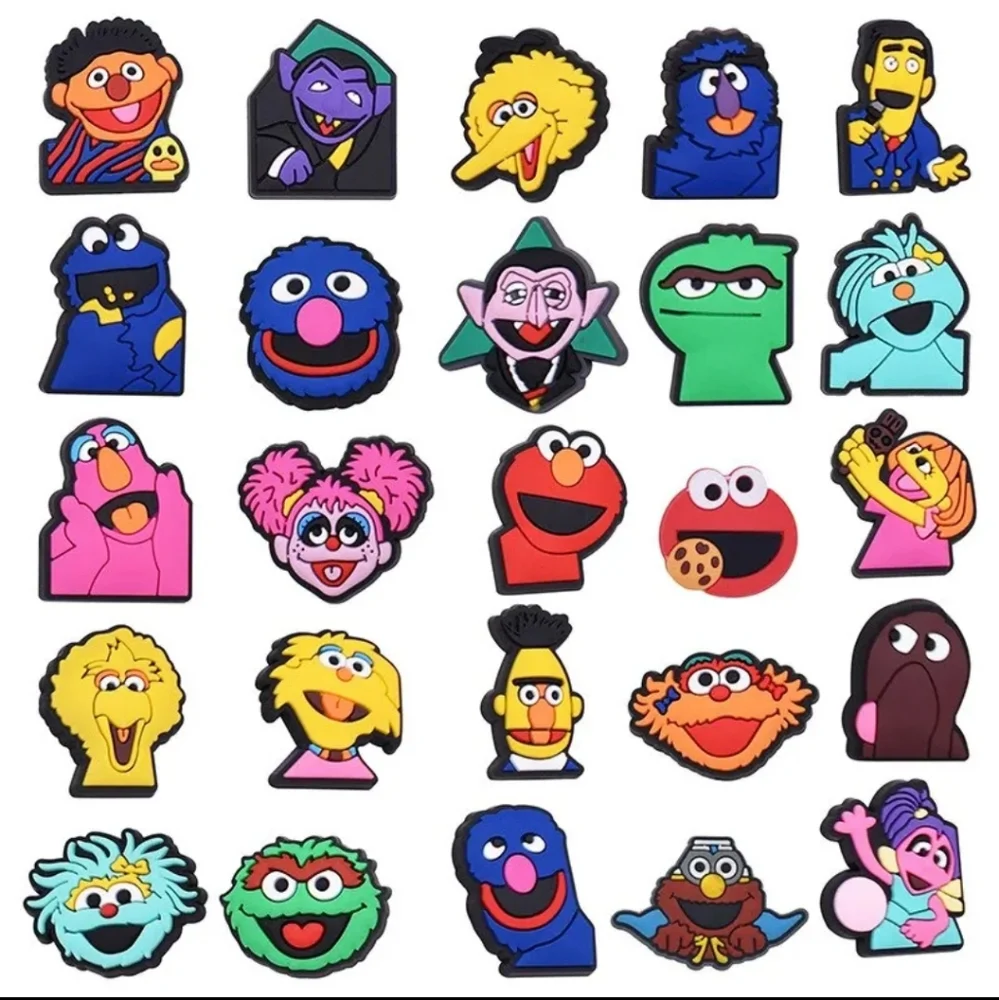 25pcs Sesame Street Crocs Jibitz (charms) - Picture 1 of 1